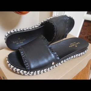 Kate Spade New York Black Slip Sandals